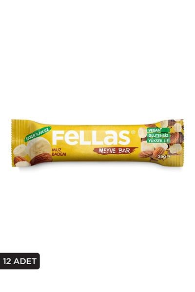Meyve Bar - Muzlu ve Bademli 35g x 12 Adet