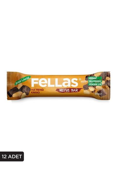 Meyve Bar - Yer Fıstığı ve Kakaolu 35g x 12 Adet
