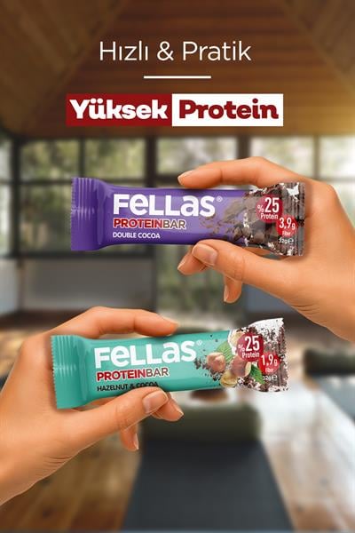 Protein Bar 32g Süper İkili Kutu 24 Adet - Duble Kakaolu x 12 Adet + Fındıklı x 12 Adet
