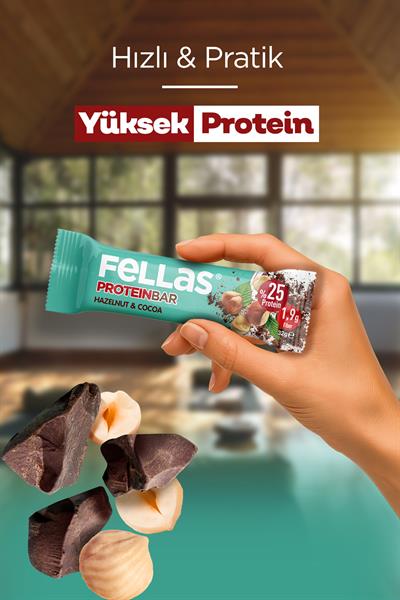 Protein Bar - Fındıklı ve Kakaolu 32g x 12 Adet