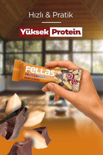 Protein Bar - Yer Fıstıklı ve Kakaolu 32g x 12 Adet