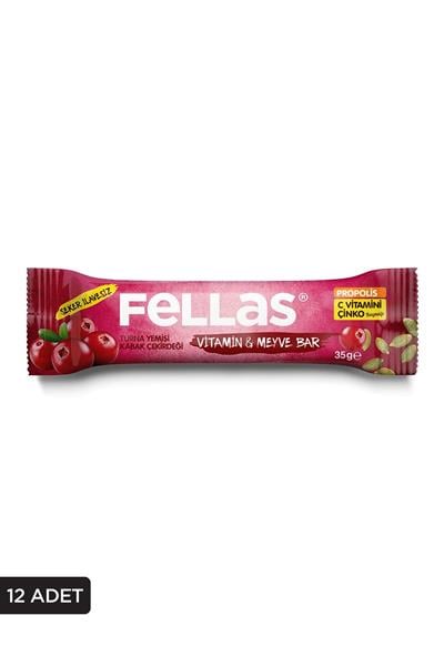 Vitamin & Meyve Bar - Turna Yemişi ve Kabak Çekirdeği 35g x 12 Adet