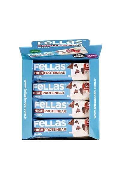Yüksek Protein Bar - Klasik Sade 45g x 12 Adet