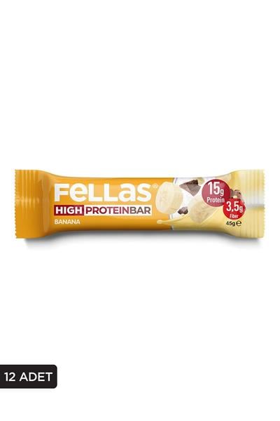 Yüksek Protein Bar - Muzlu 45g  x 12 Adet