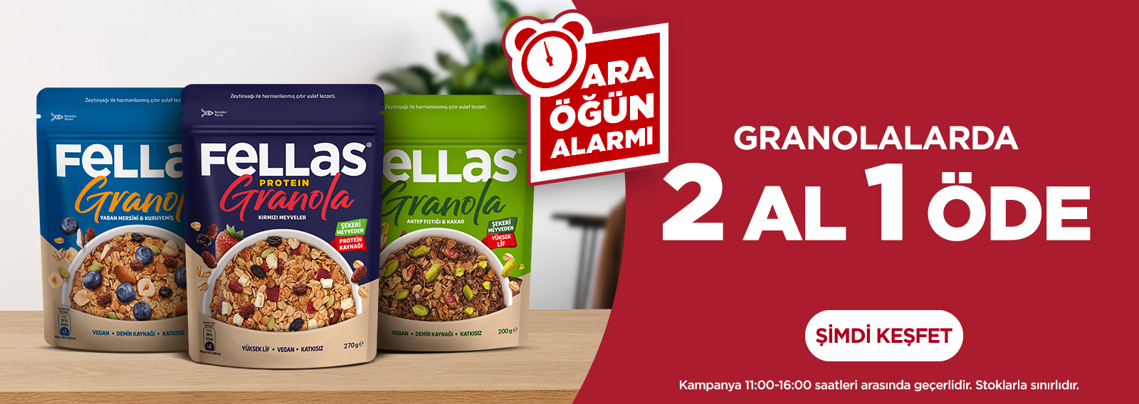 Granolalarda 2 Al 1 Öde!
