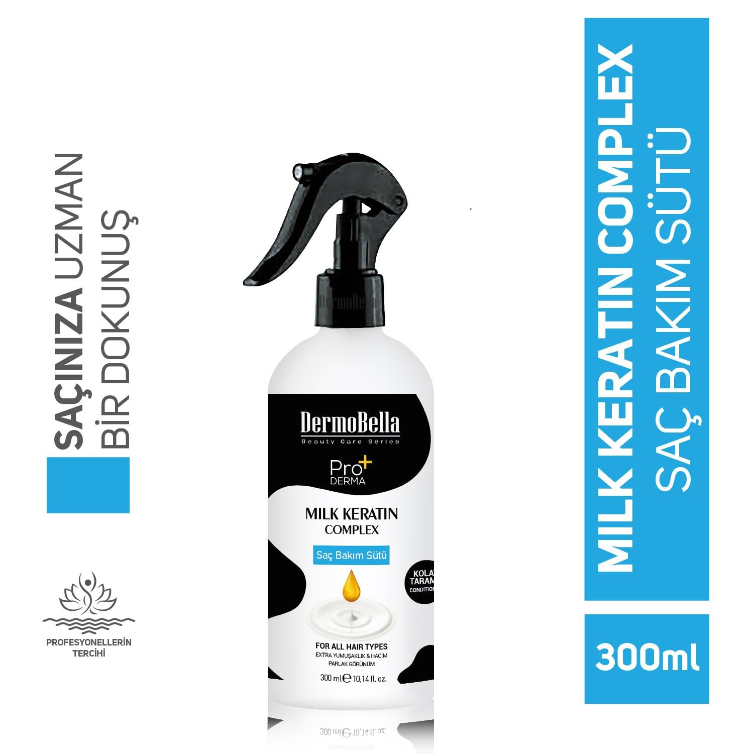 Dermobella Milk Keratin Complex Hair Milk 300 Ml 