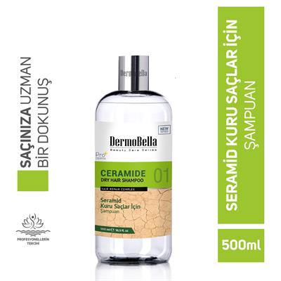 Dermobella Ceramide Dry Hair Shampoo 500 Ml 