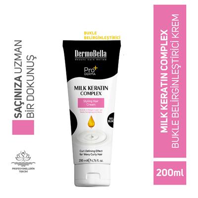 Dermobella Milk Keratin Complex Styling Hair Cream 200 Ml  