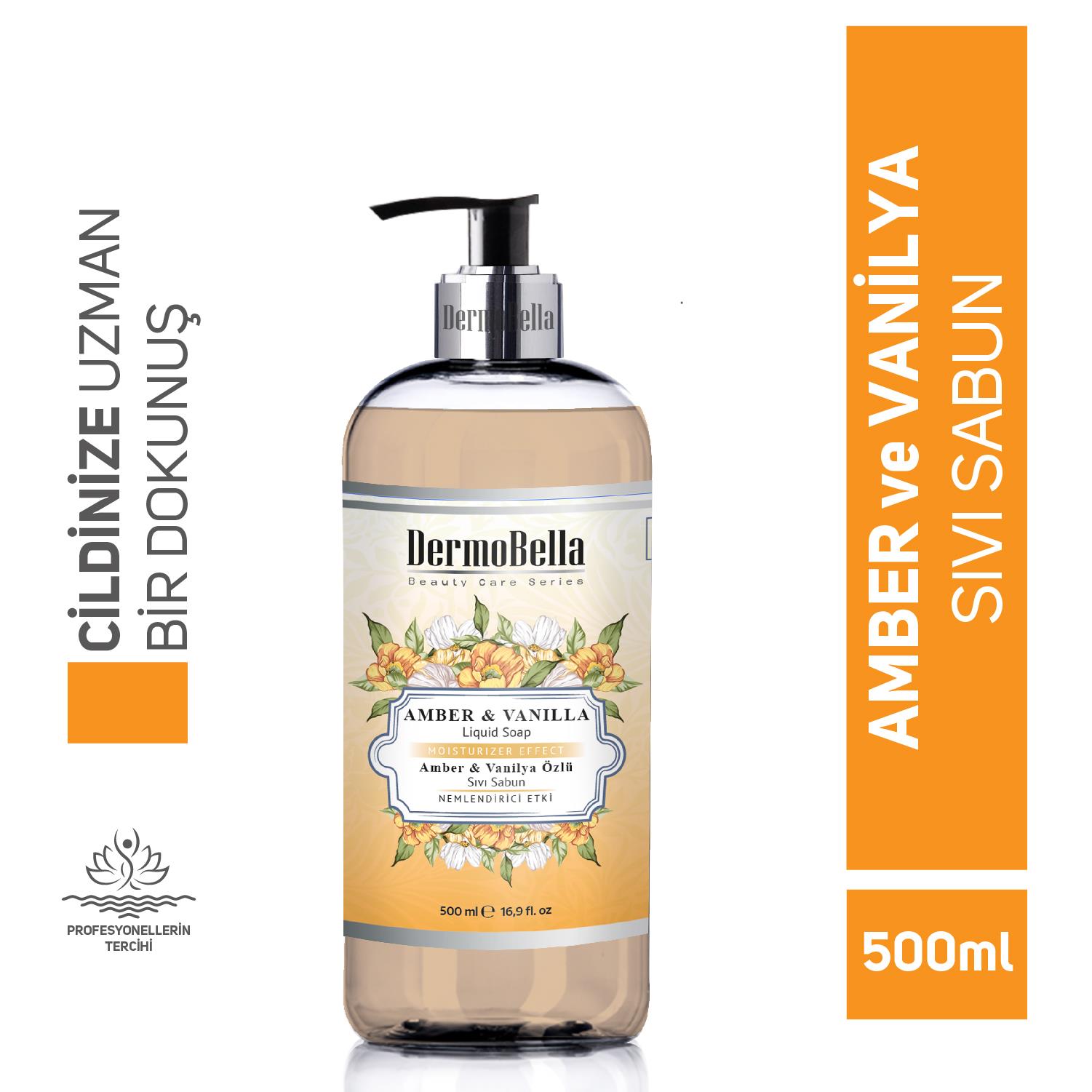 Dermobella Amber And Vanilla Liguid Soap 500Ml