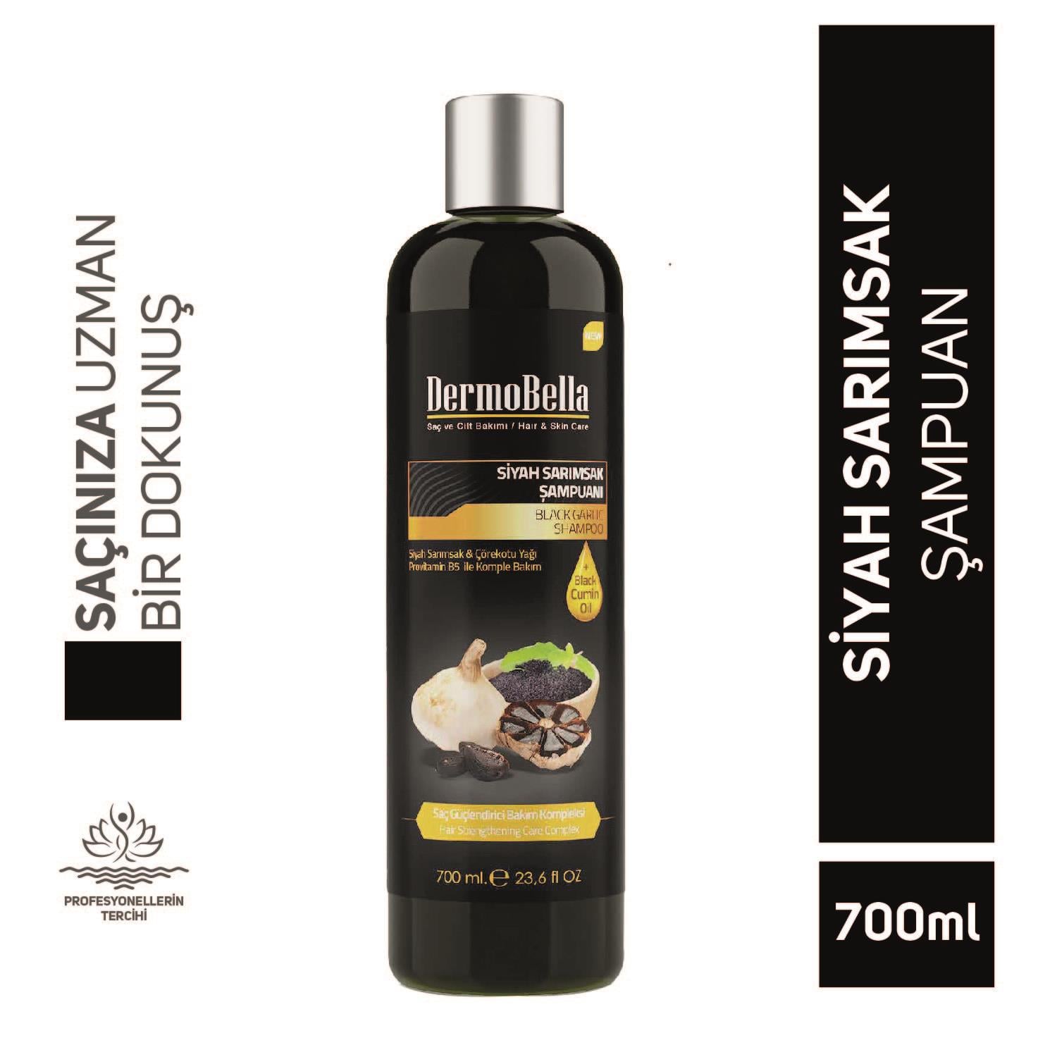 Dermobella Black Garlic Shampoo 700Ml