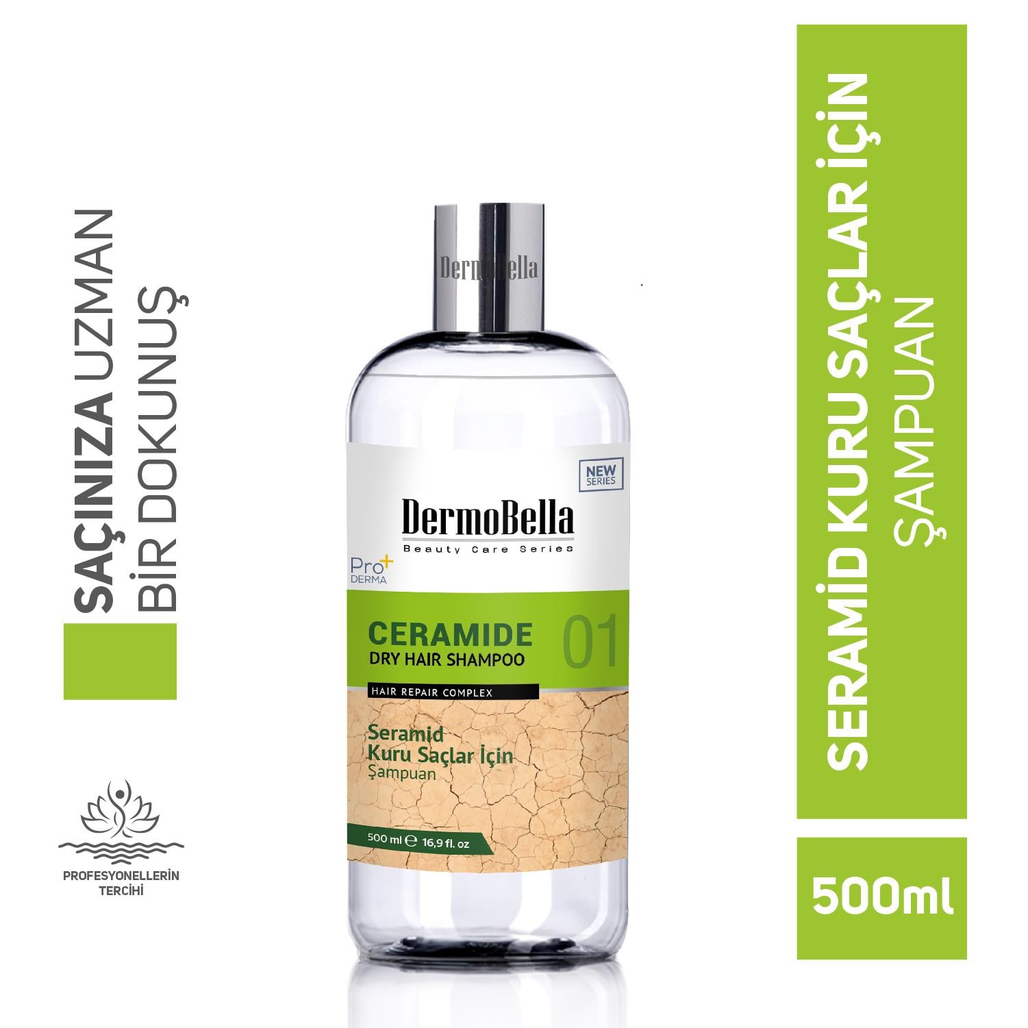 Dermobella Ceramide Dry Hair Shampoo 500 Ml 