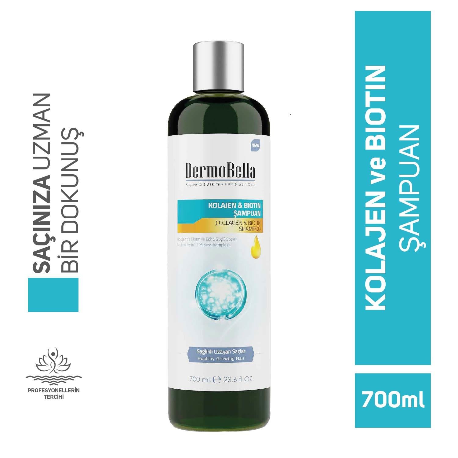 Dermobella Collagen And Biotin Shampoo 700Ml
