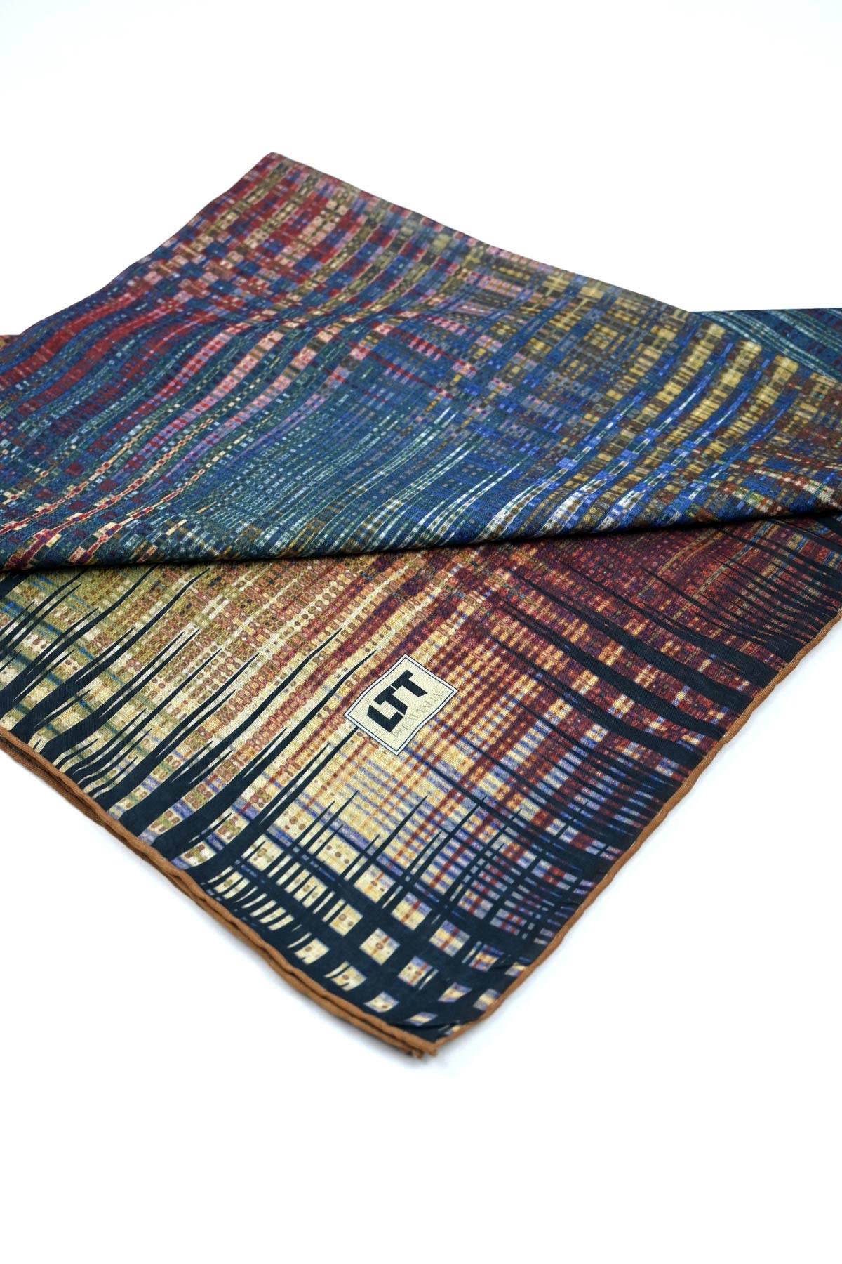 LTT Soft Kesik Elyaf Dijital Baskı Dalga Eşarp V2