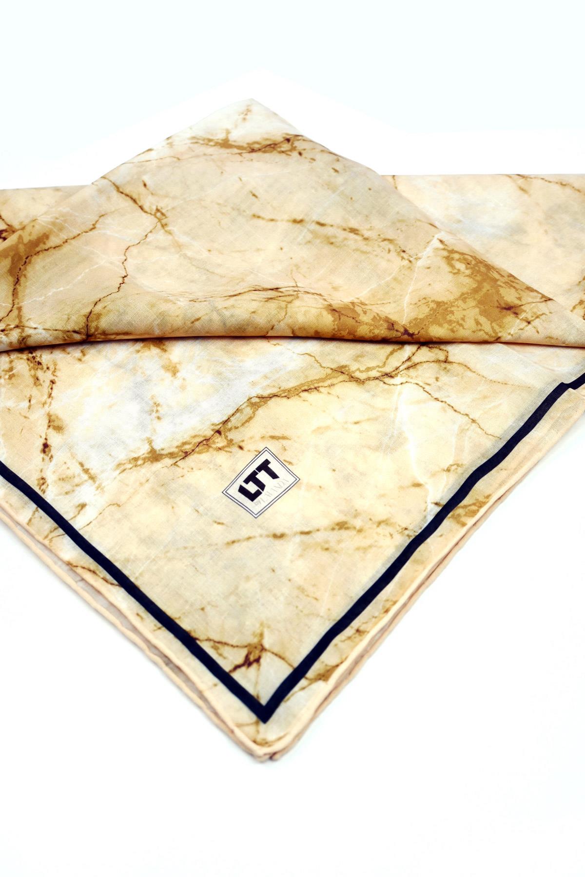 LTT Soft Kesik Elyaf Dijital Baskı Efekt Eşarp V2