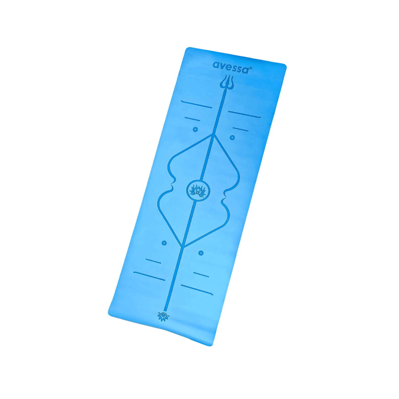 AVESSA KAUÇUK YOGA MAT MAVİ RENK 183*68*0,5 CM