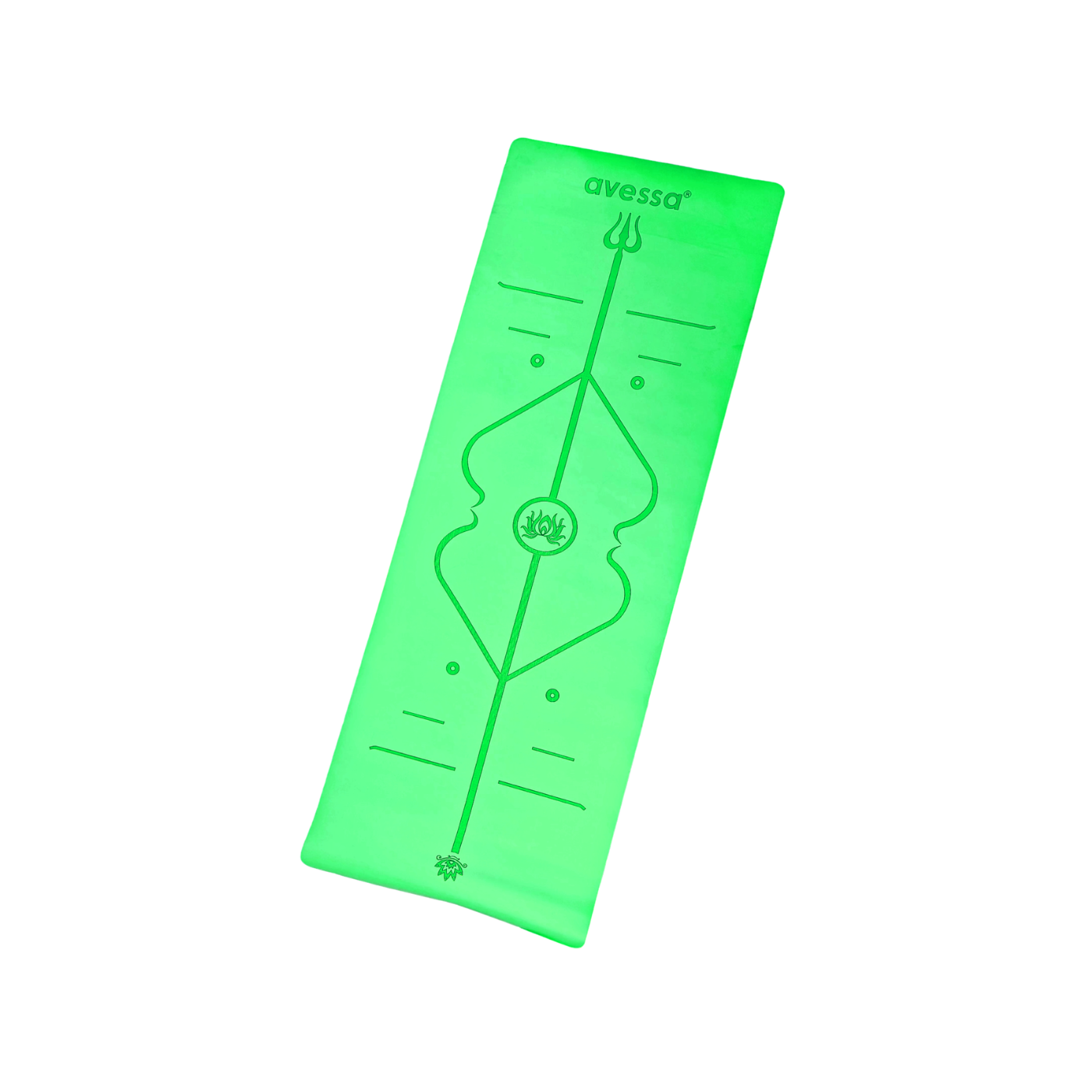 AVESSA KAUÇUK YOGA MAT YEŞİL RENK 183*68*0,5 CM