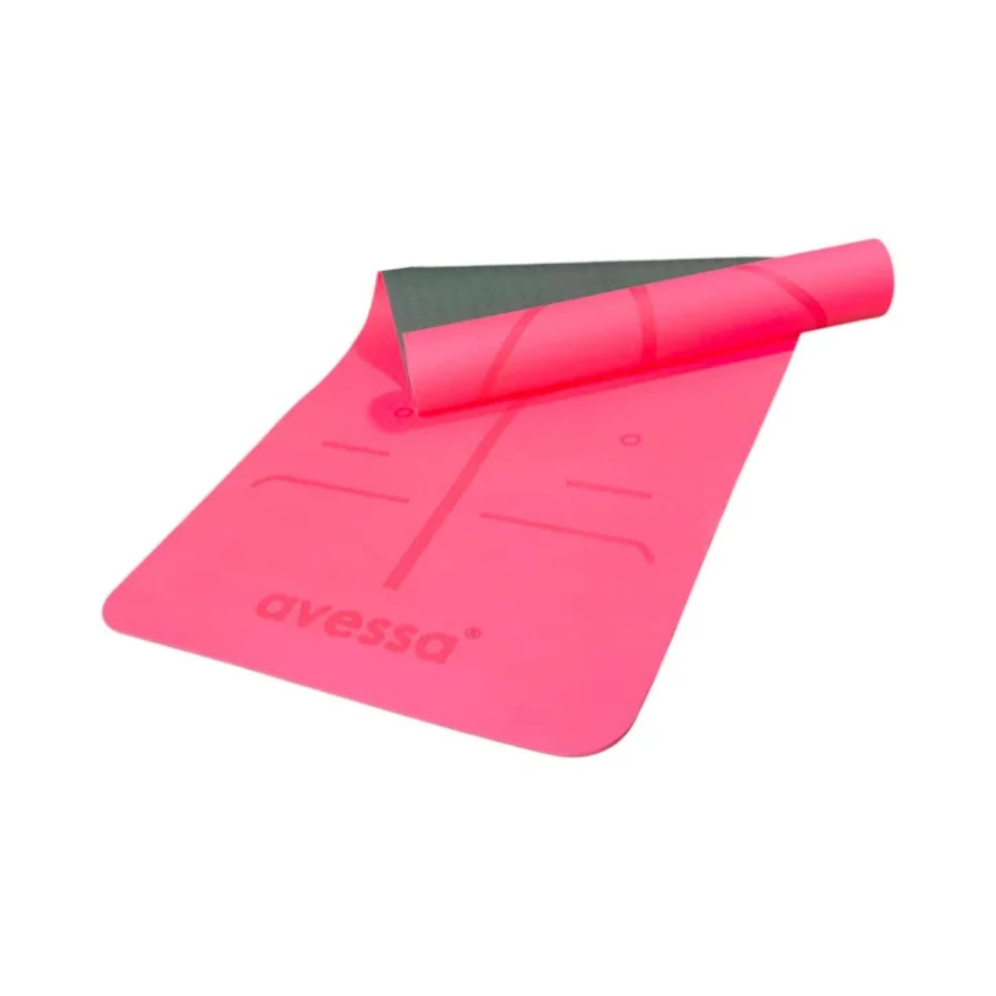 AVESSA TPE-60 ÇİFT RENK PİLATES&YOGA MİNDERİ KIRMIZI 183*61*0,6 CM