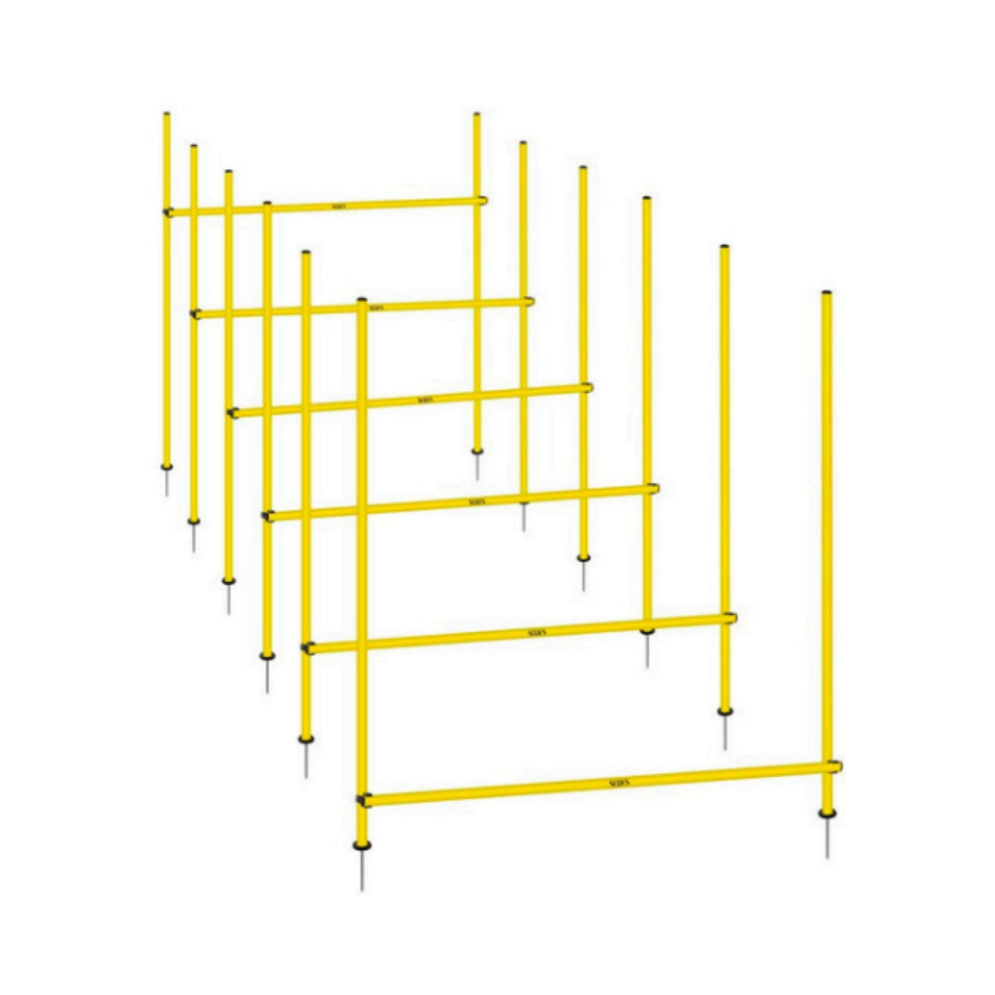 SLALOM SETİ ÇİVİLİ RENKLİ