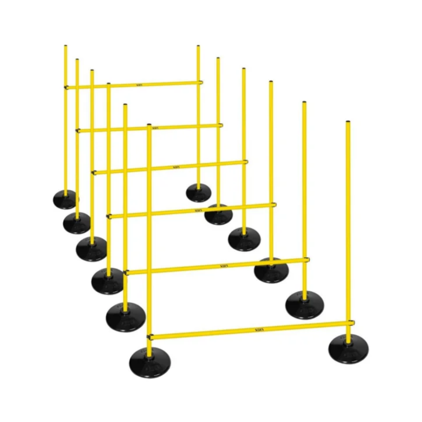 SLALOM SETİ KAUÇUK TABANLI RENKLİ