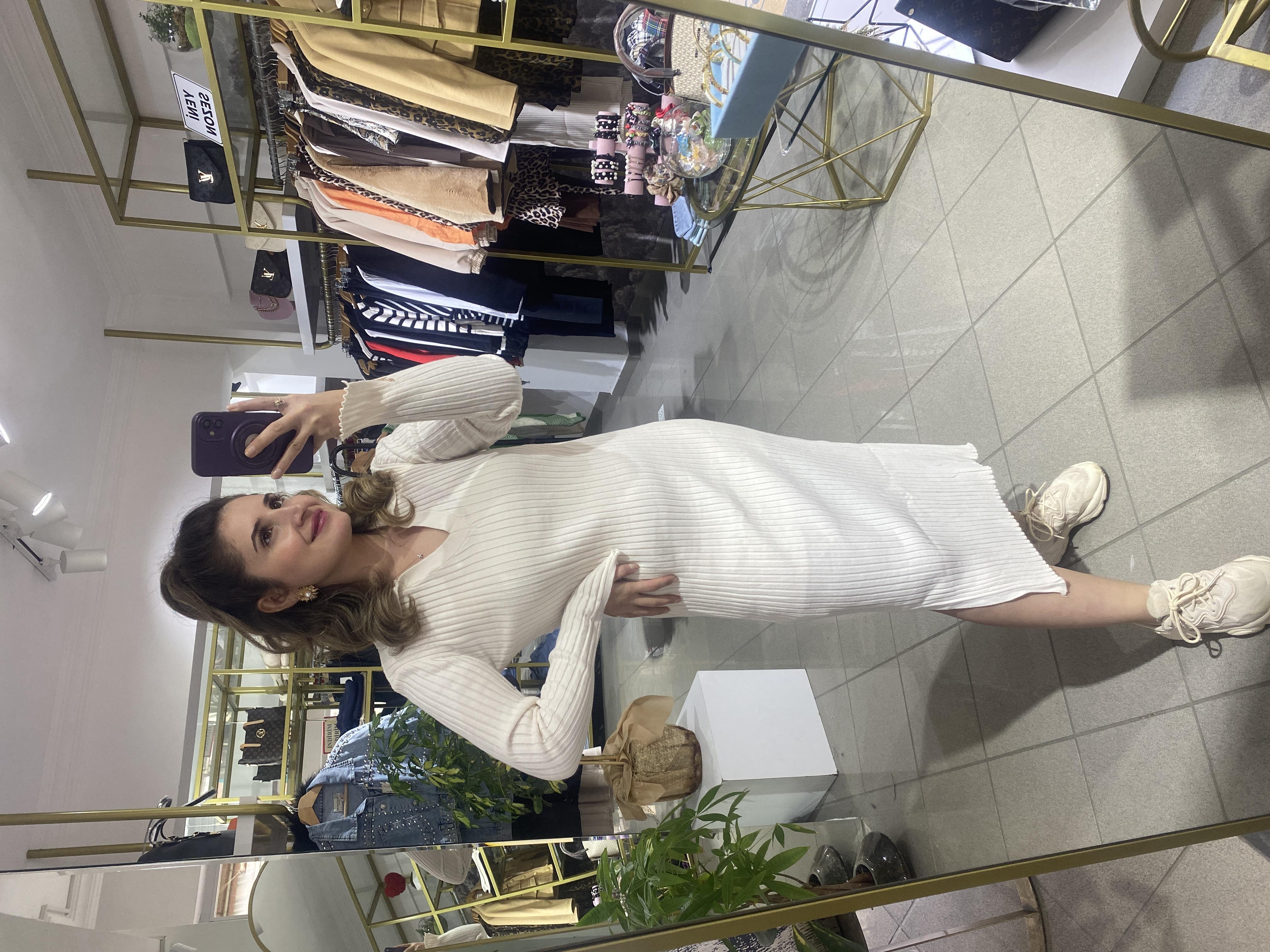 POLO  YAKA TRİKO ELBİSE