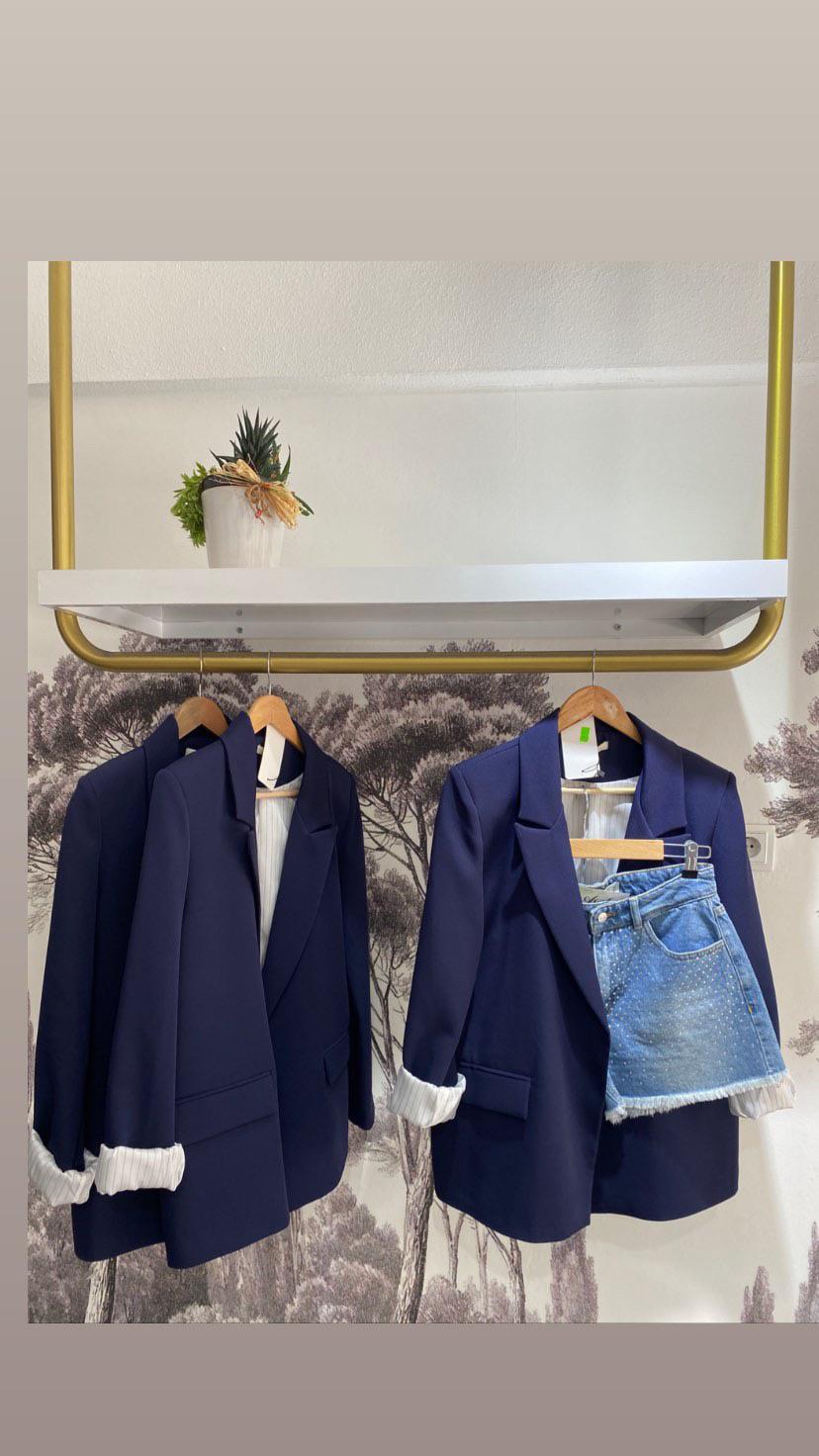  LACİVERT BLAZER CEKET