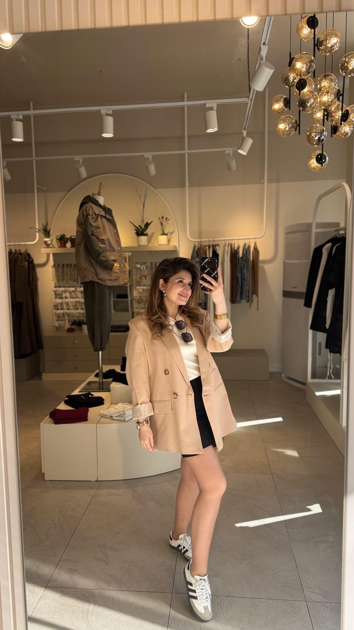 BAHARLIK MODAL KUMAŞ BLAZER CEKET