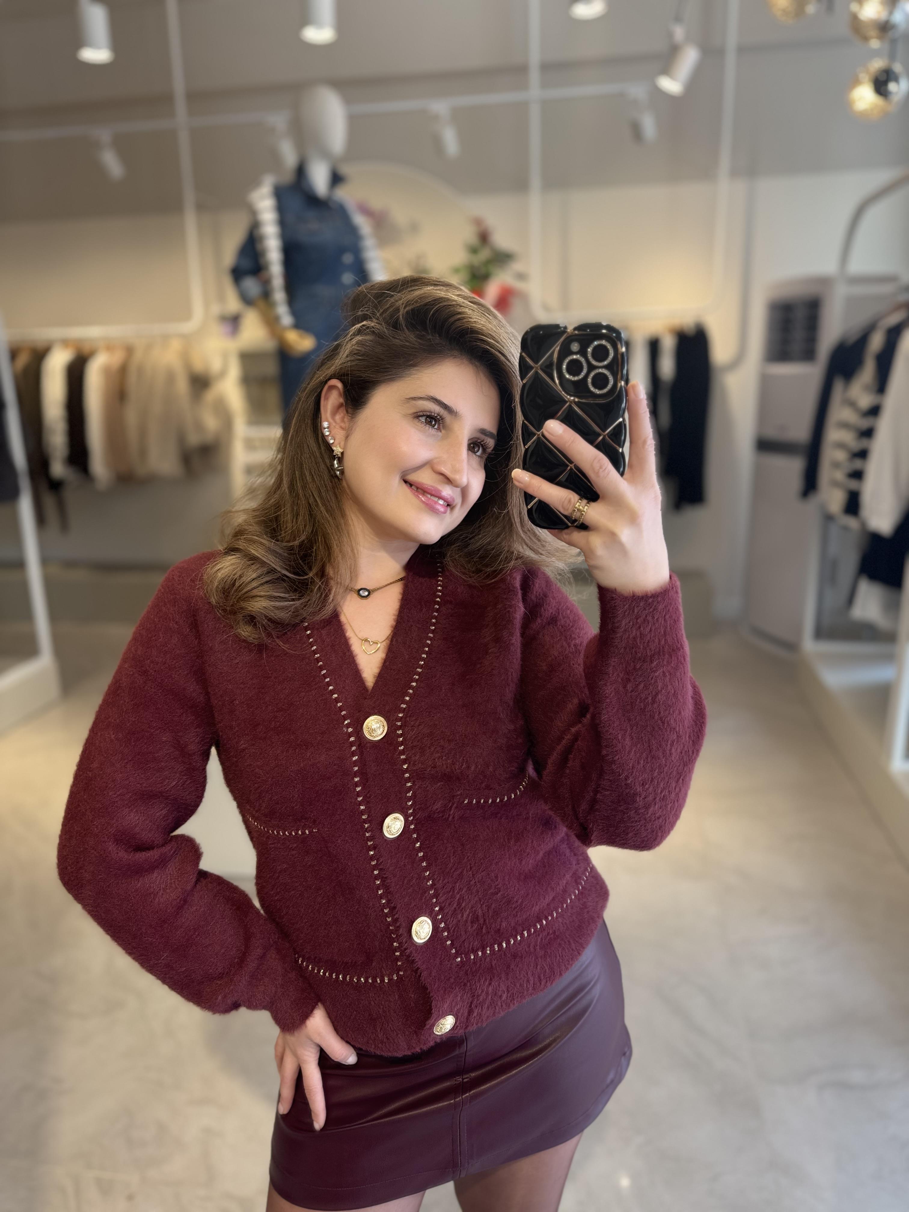 GOLD DÜĞME BORDO HIRKA