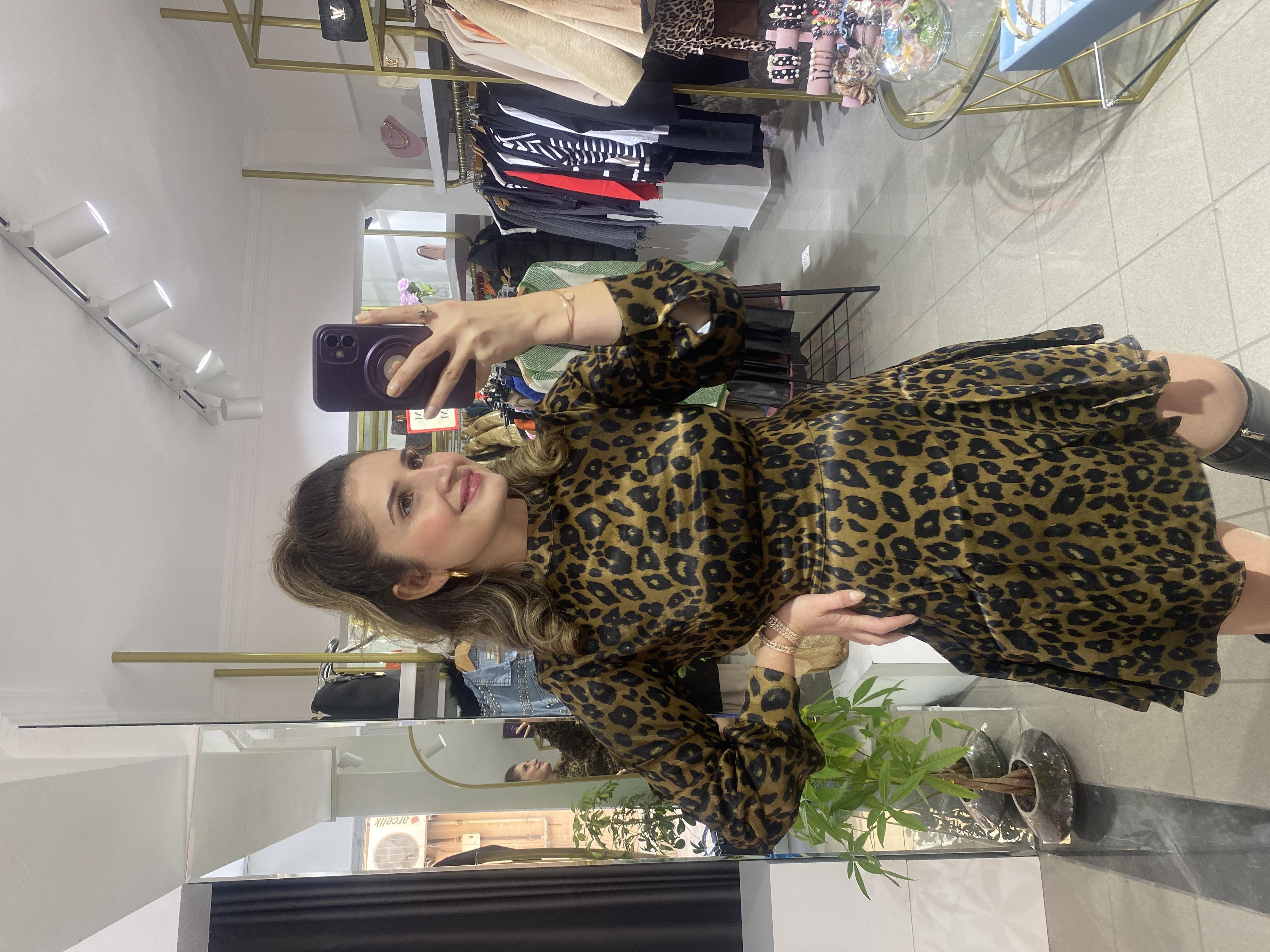 LEOPAR ELBİSE