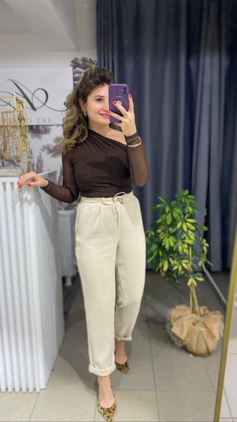 ORJİNAL MARKA BELİ LASTİKLİ PANTOLON 