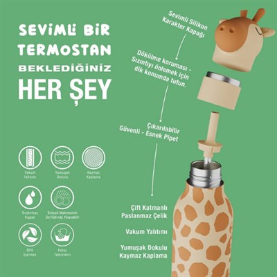 Asobu Bestie Termos - Giraffe