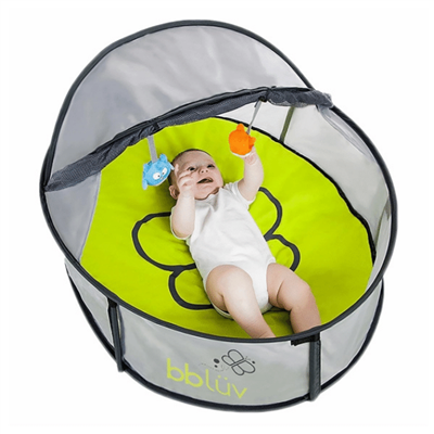 Bblüv Nido Mini 2in1 Travel and Play Tent - Gray