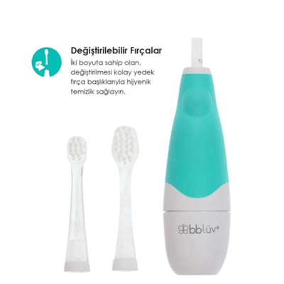 Bblüv Sönik Bebek ve Çocuk Diş Fırçası - Yeşil