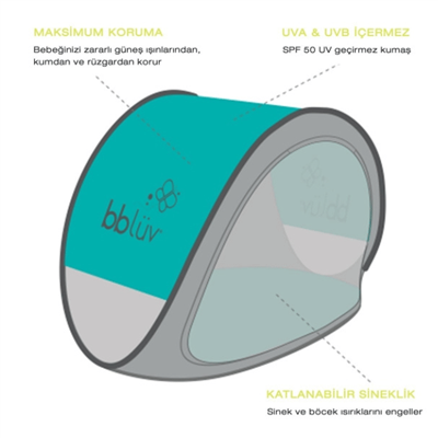 Bblüv Sunkitö Çocuk Çadırı - Turkuaz