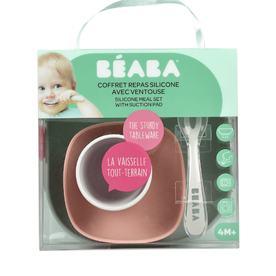 Beaba 4lü Silikon Beslenme Seti - Eucalyptus
