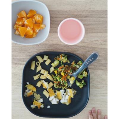 BEABA 4 Piece Silicone Feeding Set - Night Blue