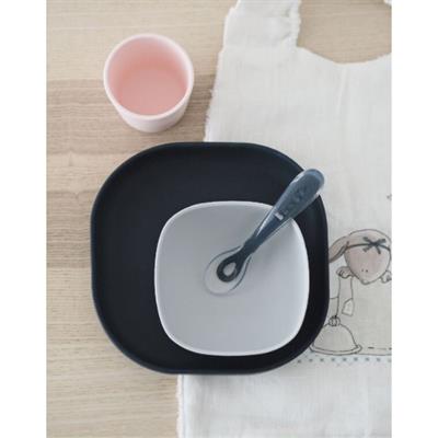 BEABA 4 Piece Silicone Feeding Set - Night Blue