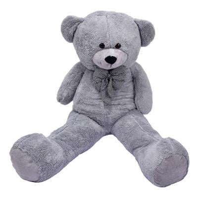 Boule De Petite - Bonnie Bow Tie Teddy Bear Gray 130 cm