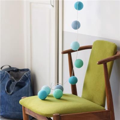 Boule De Petite - Ocean Blue Işıklı Top Aydınlatma