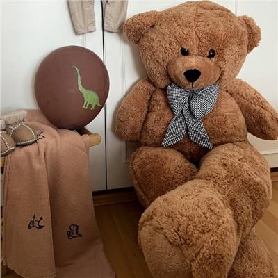 Boule De Petite - Yogi Brown Teddy Bear with Bow Tie 130 cm