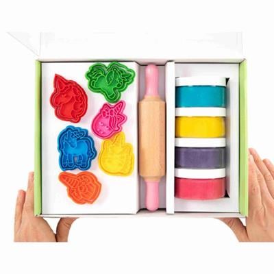 ChildGen Doğal Oyun Hamurları Premium Kutu Set - Unicorn