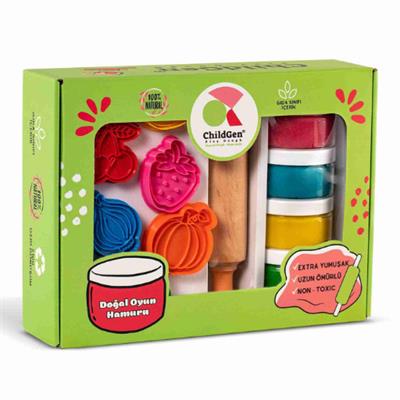 ChildGen Natural Play Dough Premium Box - Fruits and Vegetables