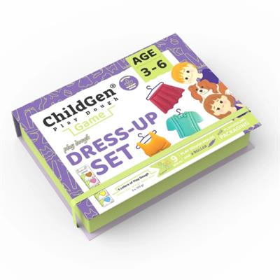 ChildGen Giysi Giydirme Sahneli Oyun Hamuru Kutusu