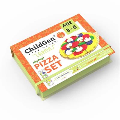 ChildGen Pizza Sahneli Oyun Hamuru Kutusu