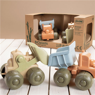 Dantoy Bioplastic Toy - Bulldozer and Truck Set