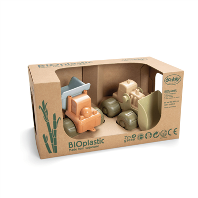 Dantoy Bioplastic Toy - Bulldozer and Truck Set