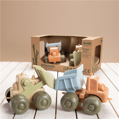 Dantoy Bioplastic Toy - Bulldozer and Truck Set