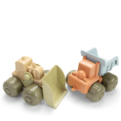 Dantoy Bioplastic Toy - Bulldozer and Truck Set