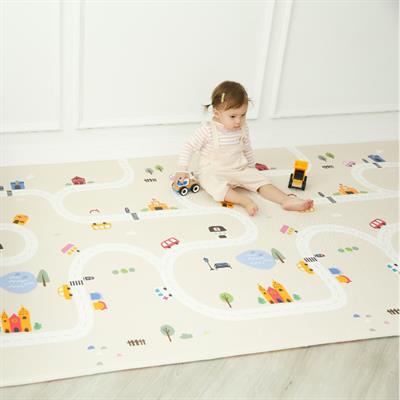 Dwinguler Happy Station Büyük Bebek Oyun Matı ve Halısı