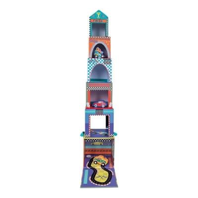Floss & Rock Ahşap Figürlü Küpler - Arabalar