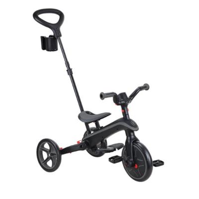 Globber Explorer 4in1 Katlanabilir Bisiklet - Siyah/Gri
